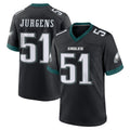 Punc P.Eagles #51 Cam Jurgens Player Black Game Home Stitched Jerseys