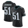 Punc P.Eagles #51 Cam Jurgens Player Black Limited Vapor Untouchable Home Game Stitched Jerseys
