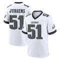 Punc P.Eagles #51 Cam Jurgens Player White Game Home Stitched Jerseys