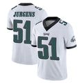 Punc P.Eagles #51 Cam Jurgens Player White Limited Vapor Untouchable Home Game Stitched Jerseys
