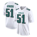 Punc P.Eagles #51 Cam Jurgens Player White Tundra Fashion Home Game Stitched Jerseys