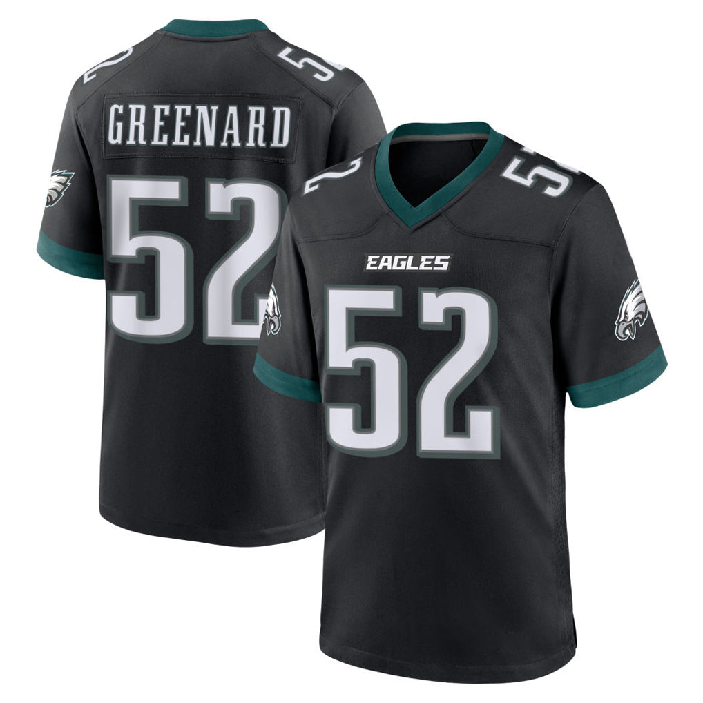 Punc P.Eagles #52 Jonathan Greenard Player Black Game Home Stitched Jerseys