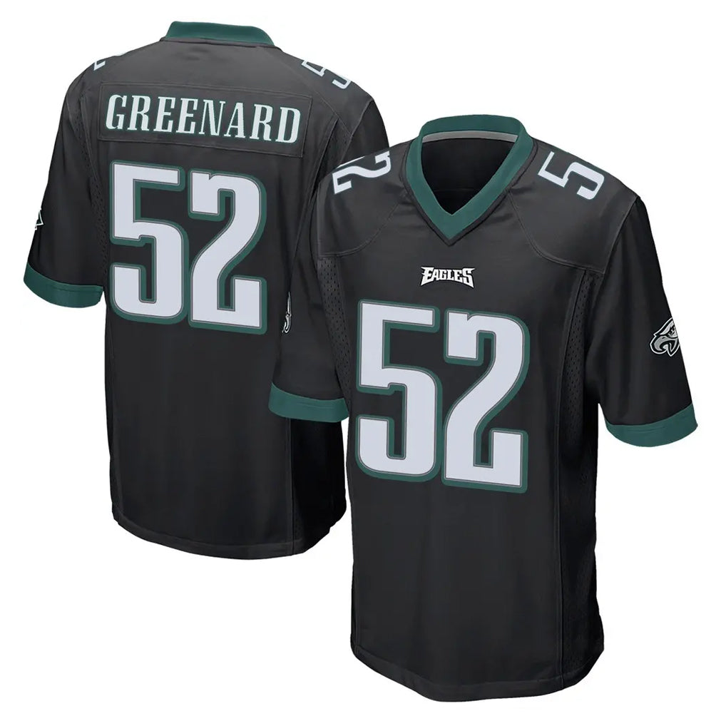 Punc P.Eagles #52 Jonathan Greenard Player Black Home Game Stitched Jerseys
