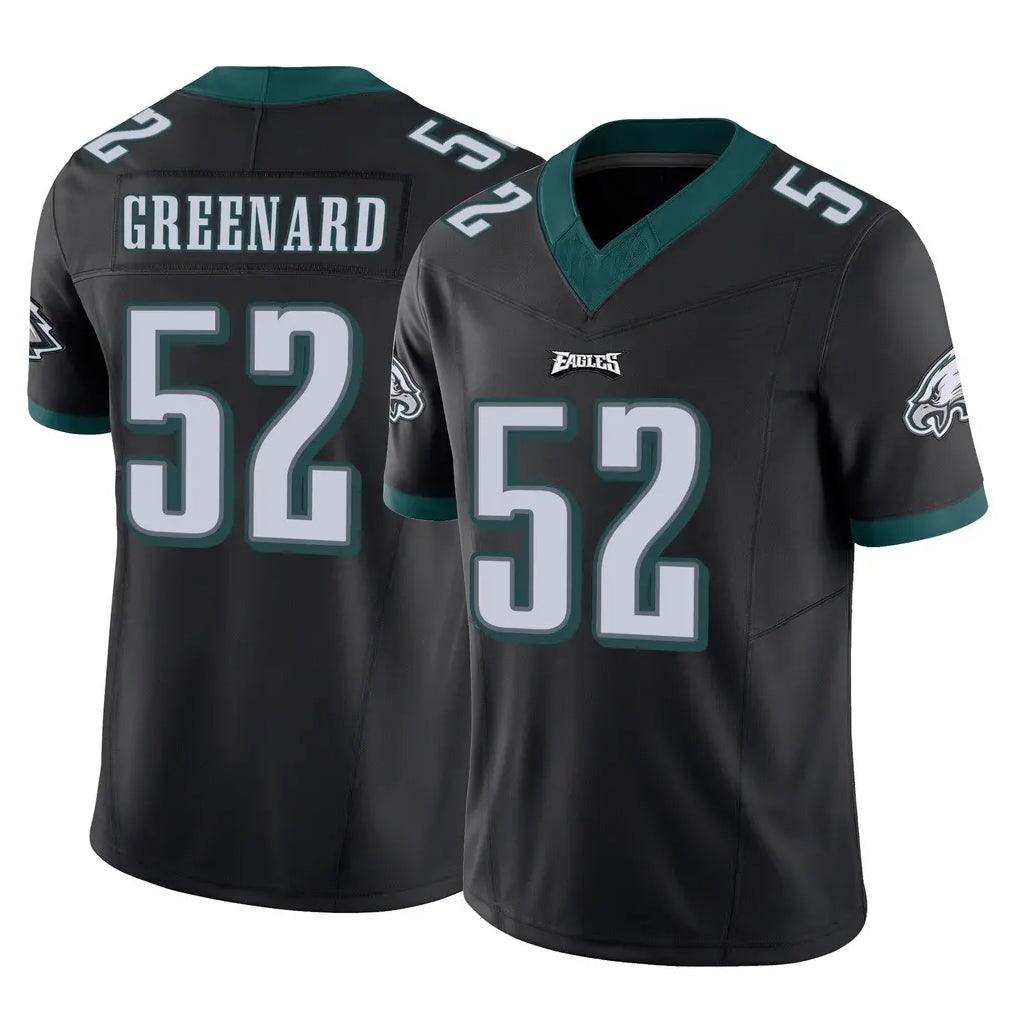 Punc P.Eagles #52 Jonathan Greenard Player Black Limited Vapor F.U.S.E. Home Game Stitched Jerseys