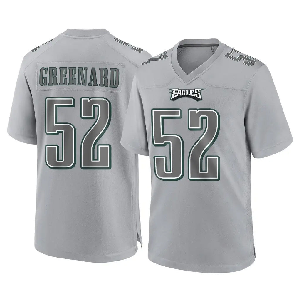 Punc P.Eagles #52 Jonathan Greenard Player Gray Atmosphere Fashion Home Game Stitched Jerseys