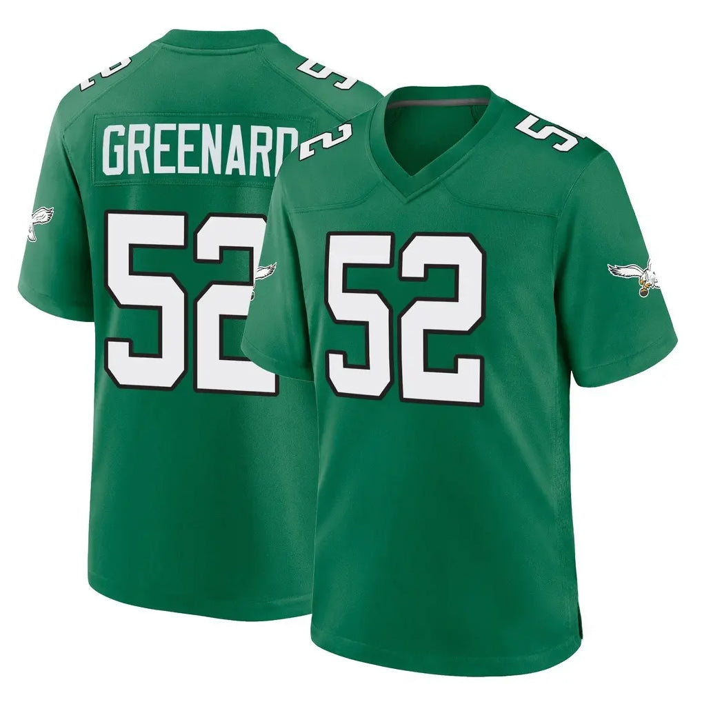 Punc P.Eagles #52 Jonathan Greenard Player Green Kelly Alternate Home Game Stitched Jerseys