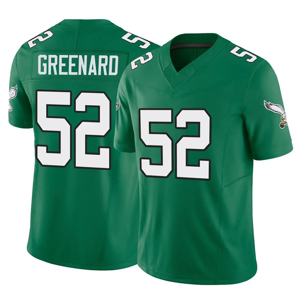 Punc P.Eagles #52 Jonathan Greenard Player Green Kelly Alternate Vapor F.U.S.E. Home Game Stitched Jerseys
