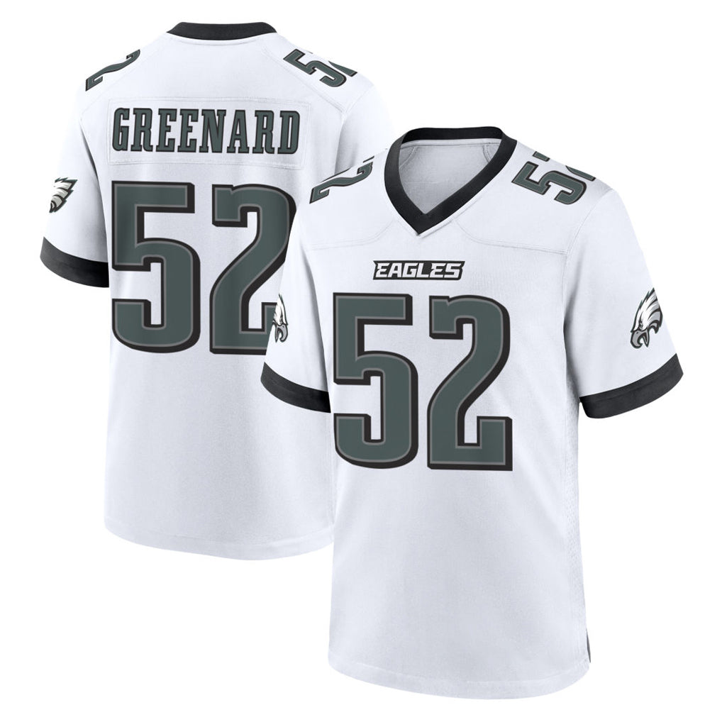 Punc P.Eagles #52 Jonathan Greenard Player White Game Home Stitched Jerseys