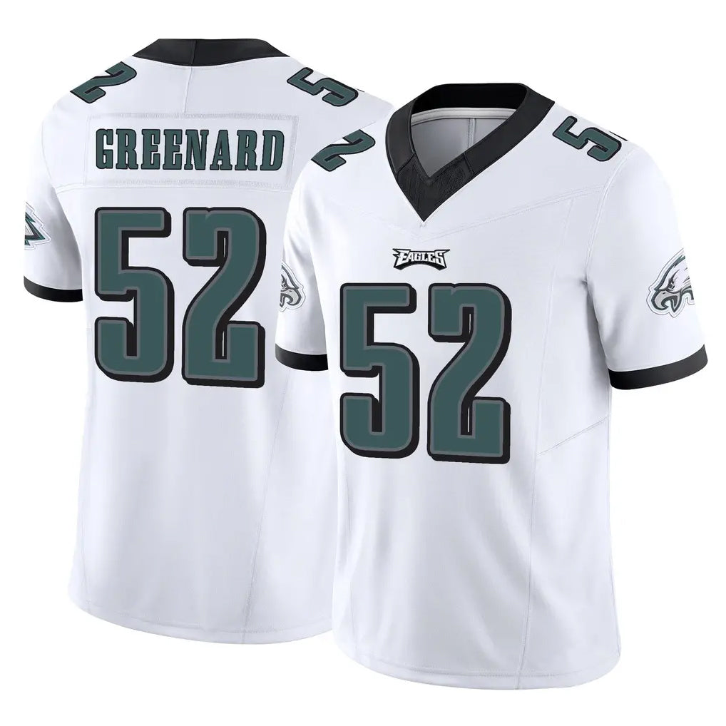 Punc P.Eagles #52 Jonathan Greenard Player White Limited Vapor F.U.S.E. Home Game Stitched Jerseys