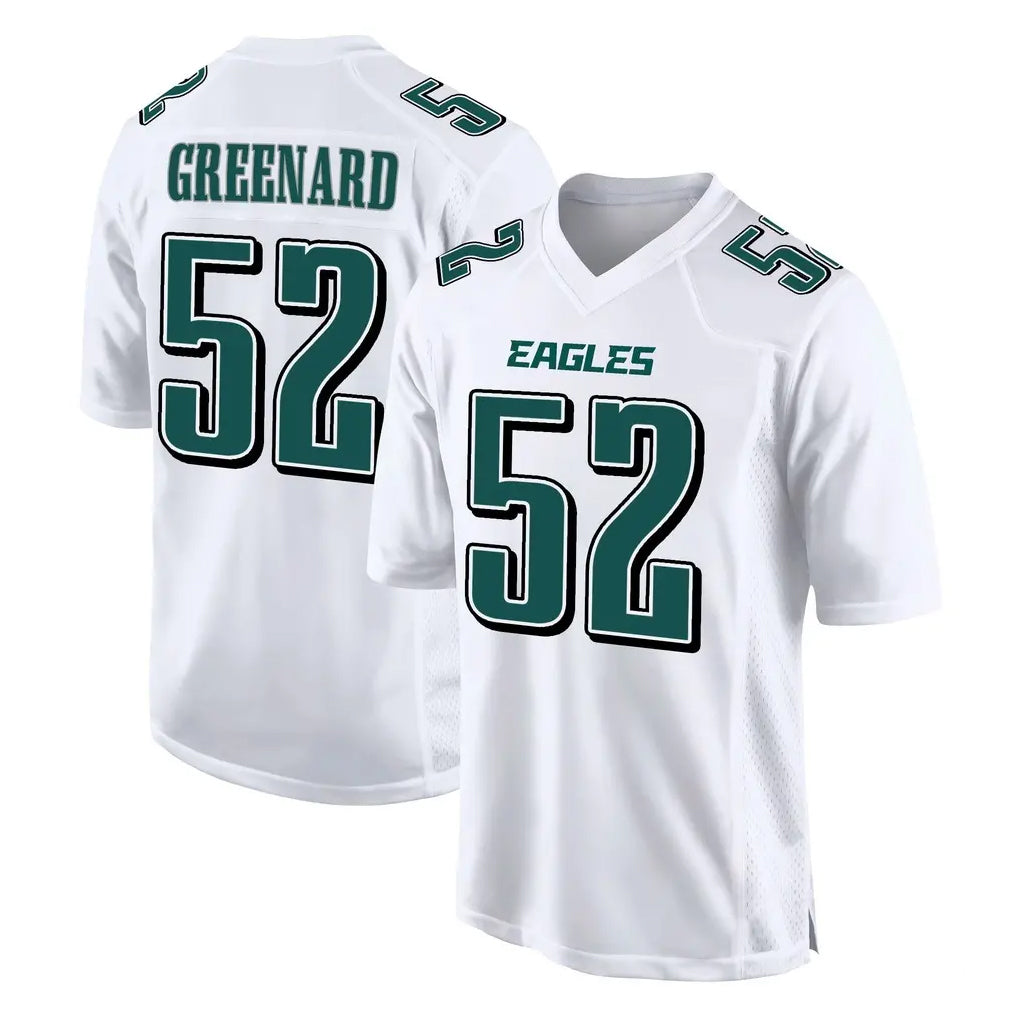 Punc P.Eagles #52 Jonathan Greenard Player White Tundra Fashion Home Game Stitched Jerseys