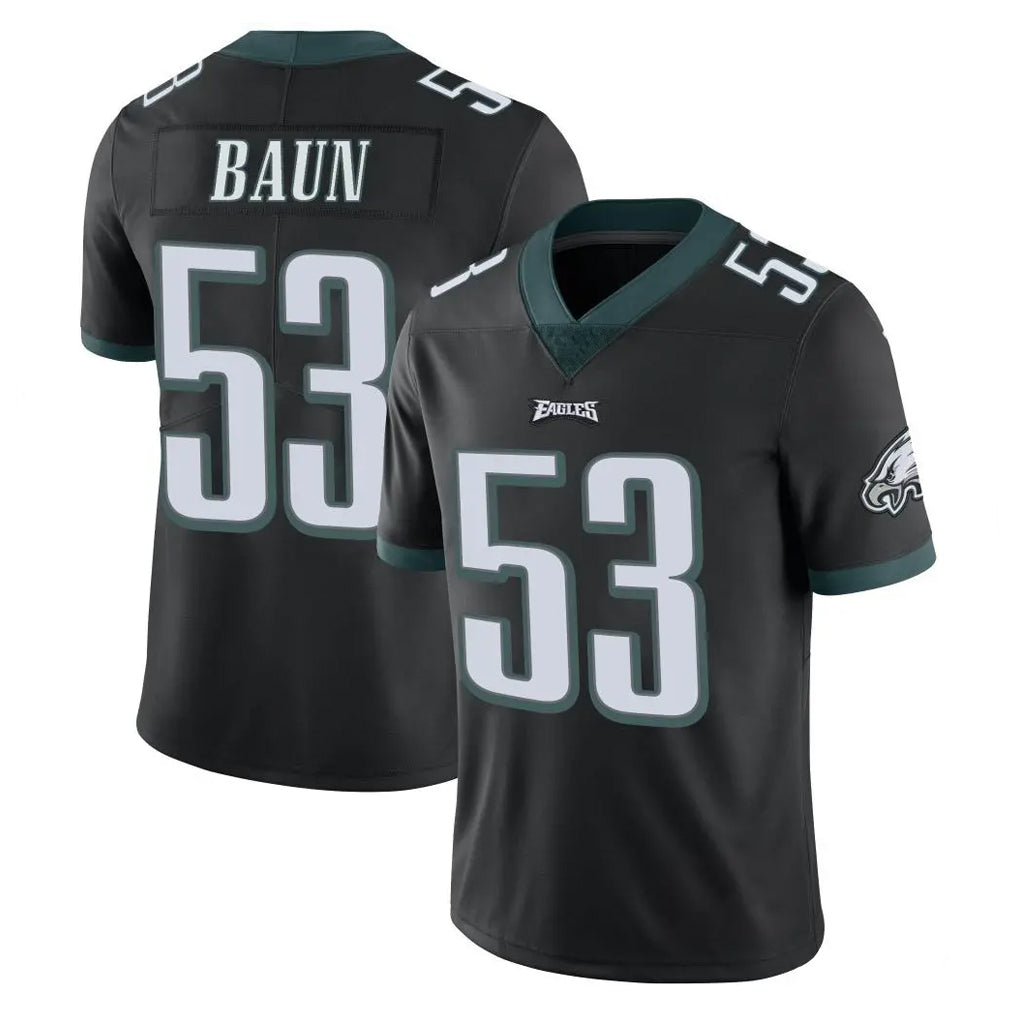 Punc P.Eagles #53 Zack Baun Player Black Limited Vapor Untouchable Home Game Stitched Jerseys
