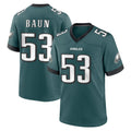 Punc P.Eagles #53 Zack Baun Player Green Home Game Stitched Jerseys