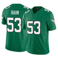 Punc P.Eagles #53 Zack Baun Player Green Kelly Alternate Vapor F.U.S.E. Home Game Stitched Jerseys