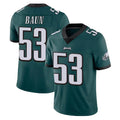 Punc P.Eagles #53 Zack Baun Player Team Color Green Vapor Untouchable Home Game Stitched Jerseys