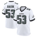 Punc P.Eagles #53 Zack Baun Player White Game Home Stitched Jerseys