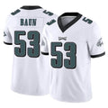 Punc P.Eagles #53 Zack Baun Player White Limited Vapor F.U.S.E. Home Game Stitched Jerseys