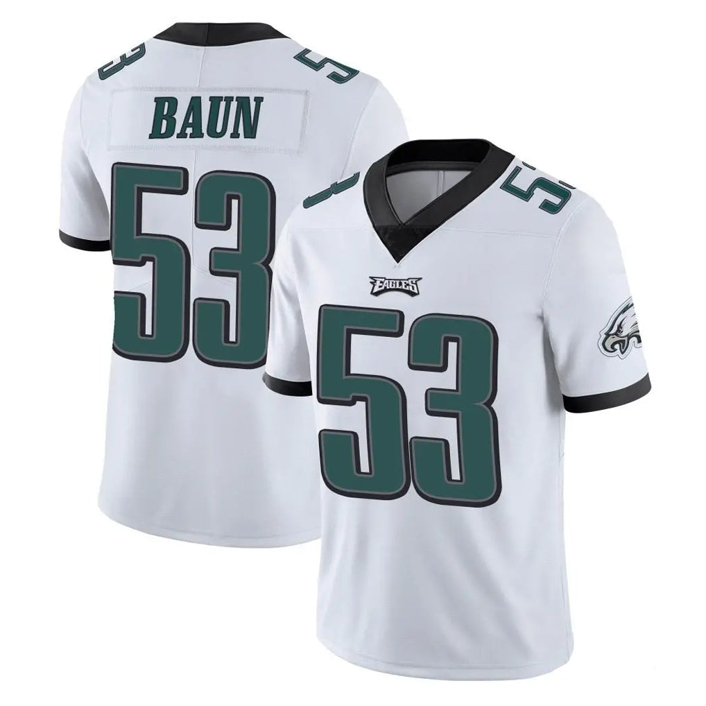 Punc P.Eagles #53 Zack Baun Player White Limited Vapor Untouchable Home Game Stitched Jerseys