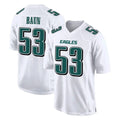 Punc P.Eagles #53 Zack Baun Player White Tundra Fashion Home Game Stitched Jerseys