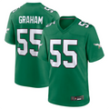 Punc P.Eagles #55 Brandon Graham Kelly Green Alternate Game Stitched Jerseys