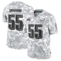 Punc P.Eagles #55 Brandon Graham Player Arctic Camo Salute to Service Limited Stitched Jerseys
