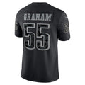 Punc P.Eagles #55 Brandon Graham Player Black REFLECTIVE Limited Stitched Jerseys