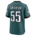 Punc P.Eagles #55 Brandon Graham Player Green Stitched Home Game Stitched Jerseys