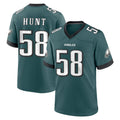 Punc P.Eagles #58 Jalyx Hunt Player Green Home Game Stitched Jerseys