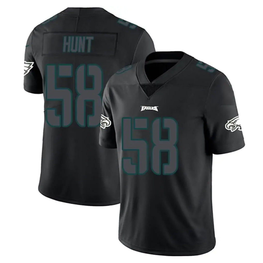 Punc P.Eagles #58 Jalyx Hunt Player Limited Black Impact Home Game Stitched Jerseys