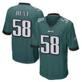 Punc P.Eagles #58 Jalyx Hunt Player Team Color Green Home Game Stitched Jerseys