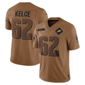 Punc P.Eagles #62 Jason Kelce Player Brown Salute To Service Limited Stitched Jerseys
