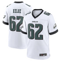 Punc P.Eagles #62 Jason Kelce White White Game Stitched American Stitched Jerseys