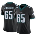 Punc P.Eagles #65 Lane Johnson Player Black Limited Vapor F.U.S.E. Home Game Stitched Jerseys