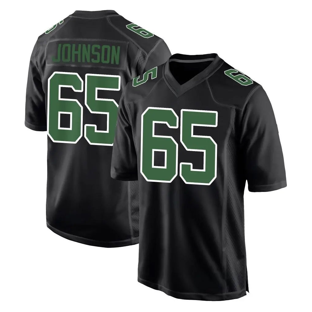 Punc P.Eagles #65 Lane Johnson Player Carbon Green Fashion Home Game Stitched Jerseys