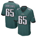 Punc P.Eagles #65 Lane Johnson Player Team Color Green Home Game Stitched Jerseys