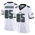 Punc P.Eagles #65 Lane Johnson Player White Limited Vapor F.U.S.E. Home Game Stitched Jerseys