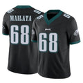 Punc P.Eagles #68 Jordan Mailata Player Black Limited Vapor F.U.S.E. Home Game Stitched Jerseys