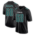 Punc P.Eagles #68 Jordan Mailata Player Carbon Black Fashion Home Game Stitched Jerseys