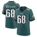 Punc P.Eagles #68 Jordan Mailata Player Green Home Game Stitched Jerseys