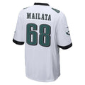 Punc P.Eagles #68 Jordan Mailata Player White Home Game Stitched Jerseys