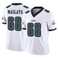 Punc P.Eagles #68 Jordan Mailata Player White Limited Vapor F.U.S.E. Home Game Stitched Jerseys