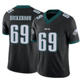 Punc P.Eagles #69 Landon Dickerson Player Black Limited Vapor F.U.S.E. Home Game Stitched Jerseys