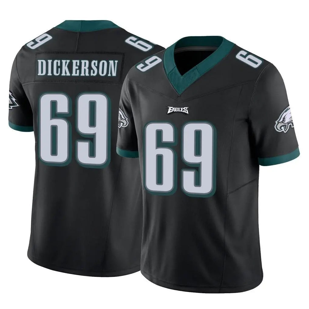 Punc P.Eagles #69 Landon Dickerson Player Black Limited Vapor F.U.S.E. Home Game Stitched Jerseys