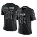 Punc P.Eagles #69 Landon Dickerson Player Black Reflective Limited Home Game Stitched Jerseys
