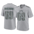 Punc P.Eagles #69 Landon Dickerson Player Gray Atmosphere Fashion Home Game Stitched Jerseys