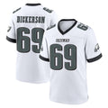 Punc P.Eagles #69 Landon Dickerson Player White Game Home Stitched Jerseys