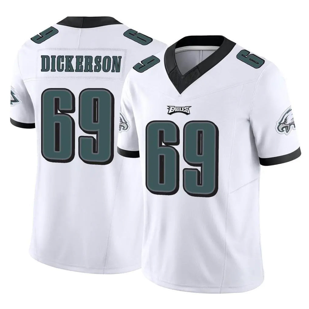 Punc P.Eagles #69 Landon Dickerson Player White Limited Vapor F.U.S.E. Home Game Stitched Jerseys