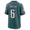Punc P.Eagles #6 DeVonta Smith Midnight Green Team Game Stitched Jerseys