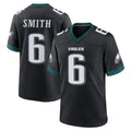 Punc P.Eagles #6 DeVonta Smith Player Black Game Home Stitched Jerseys