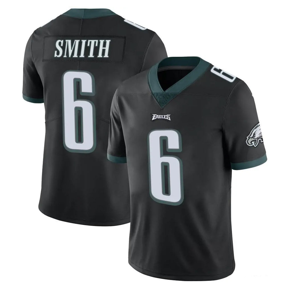 Punc P.Eagles #6 DeVonta Smith Player Black Limited Vapor Untouchable Home Game Stitched Jerseys