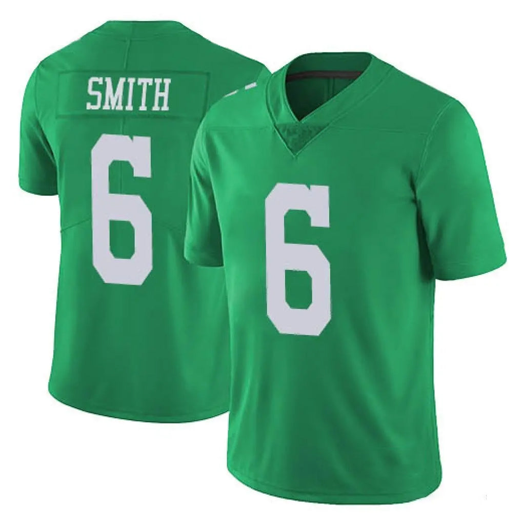 Punc P.Eagles #6 DeVonta Smith Player Green Limited Vapor Untouchable Home Game Stitched Jerseys